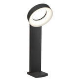 Lutec Meridian Bollard Light Dark Grey Integrated LED IP54